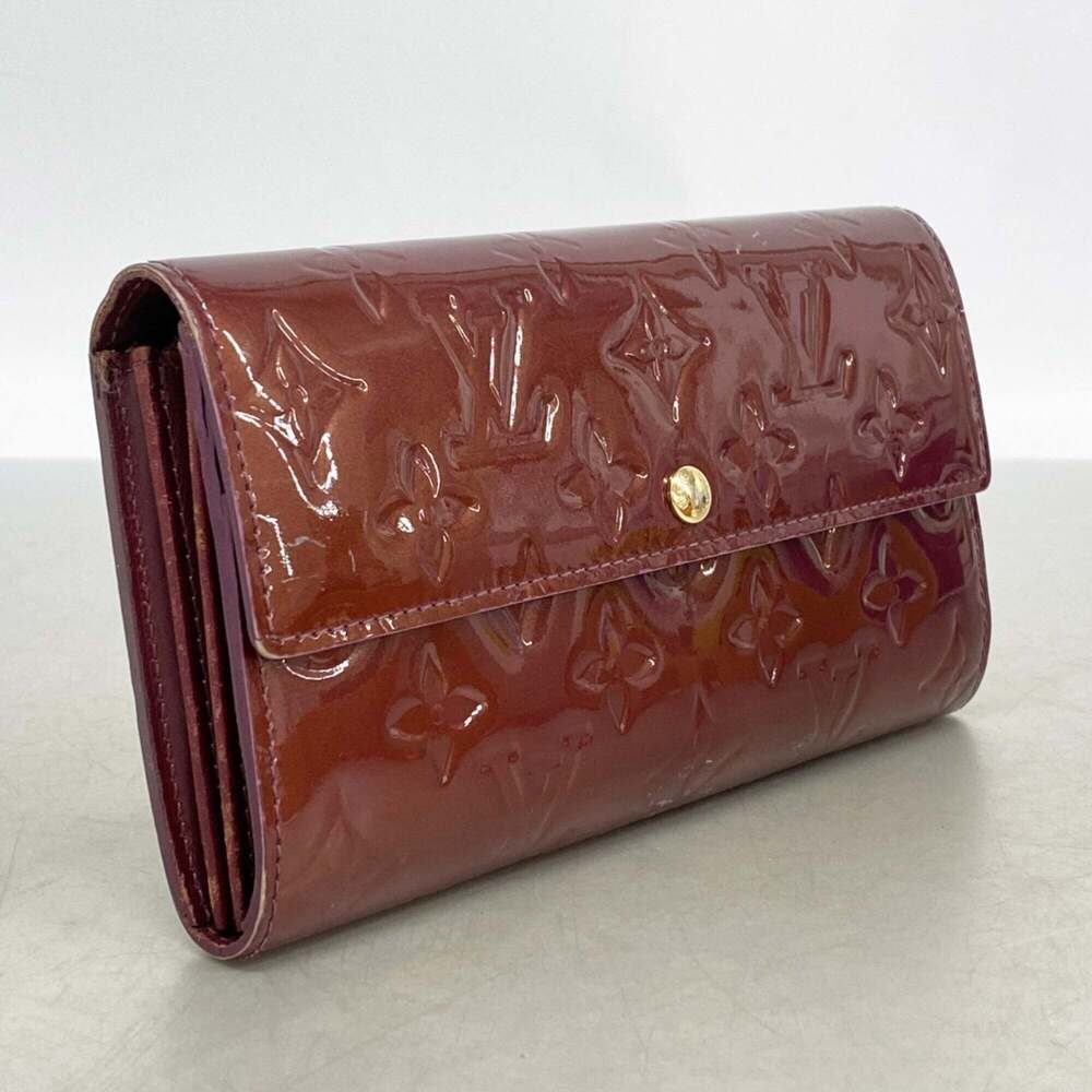 Louis Vuitton Vernis Portefeuille Sarah Long Wallet M93577 Violet (Women's) - Picture 2 of 9